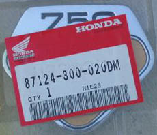 1969 Honda 750 side cover emblem